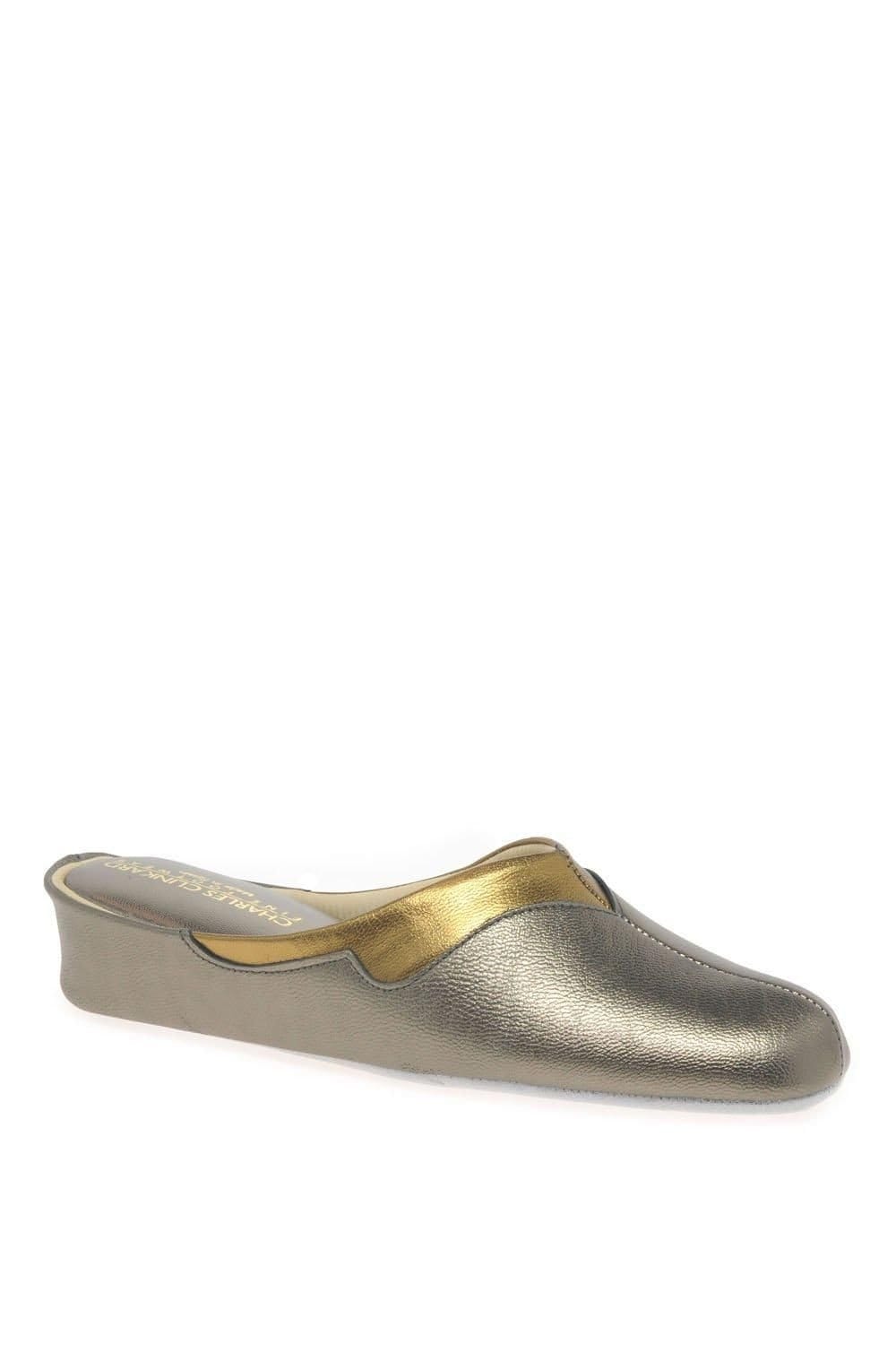 Charles Clinkard Charles Clinkard Women's 'Messina' Slipper in Gold - 4