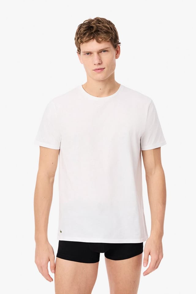 Lacoste Lacoste Men's T-Shirt Multi Pack - Black, Grey, White - 3
