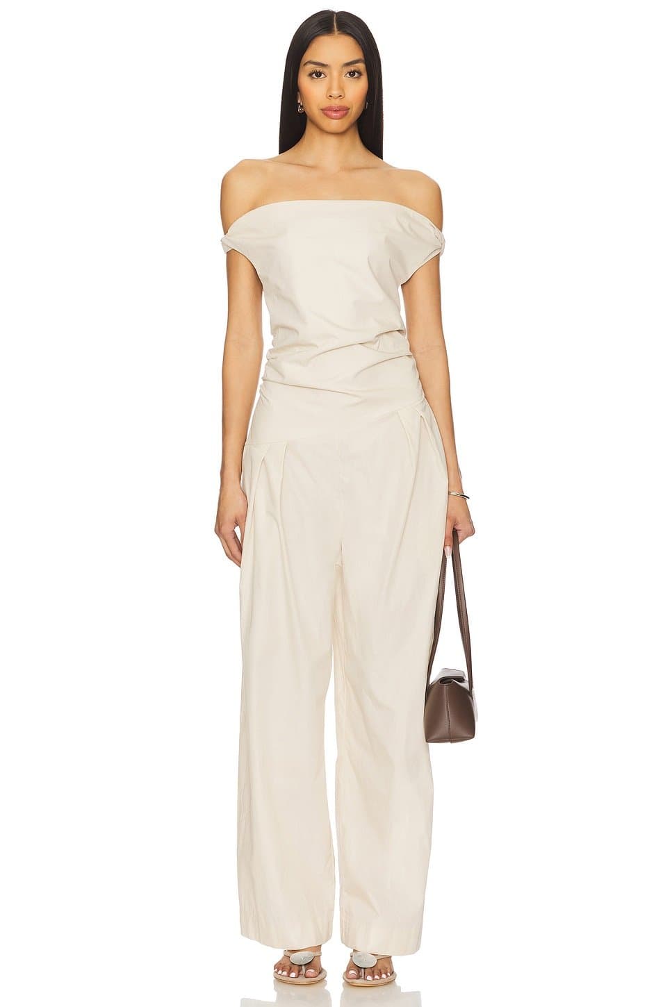 revolve Rolled Shoulder Jumpsuit