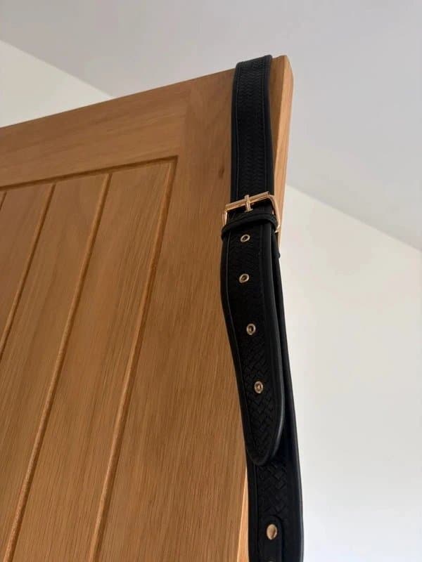 New Look Black Leather Shoulder Bag
