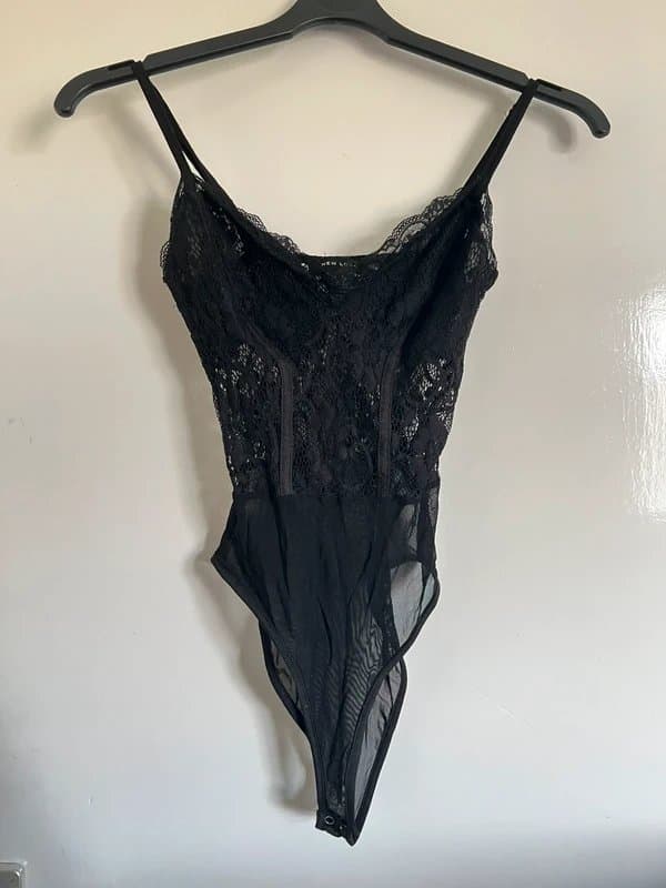 New Look Black Lace Bodysuit