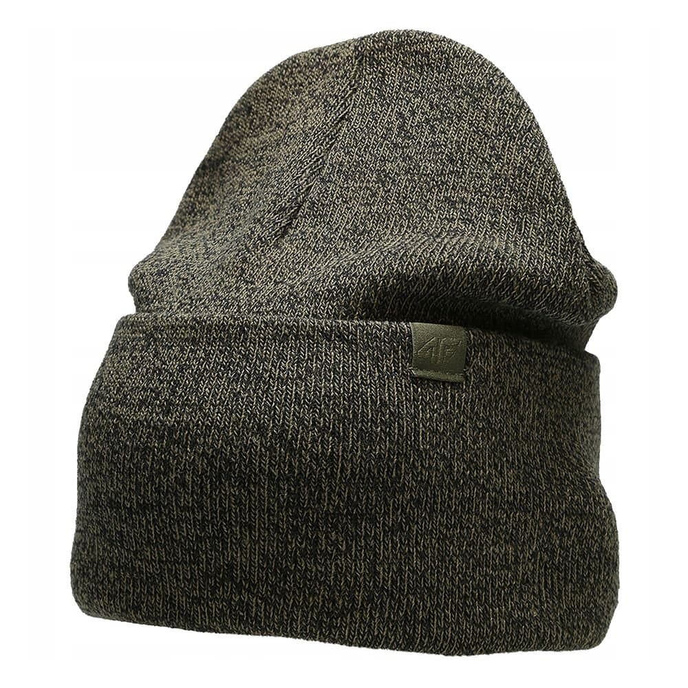4F 4F Men's Plain Beanie in Light Grey