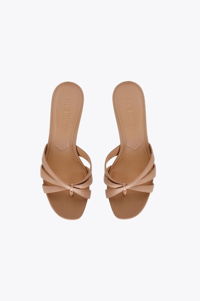 Steve Madden STEVE MADDEN Women's 'Cary Tan' Leather Sandals in Tan - 2