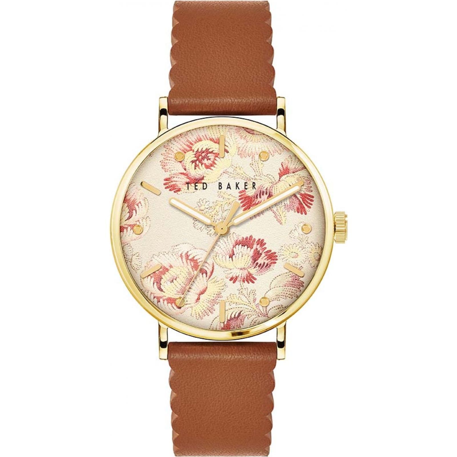 Ted Baker Ted Baker Women's BKPPHF209 Fashion 37mm Quartz Watch in Brown