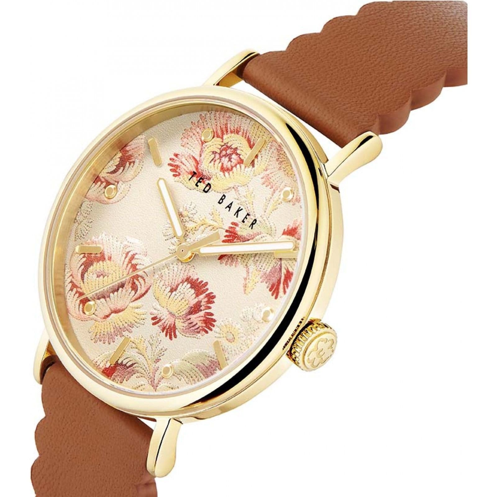 Ted Baker Ted Baker Women's BKPPHF209 Fashion 37mm Quartz Watch in Brown - 4