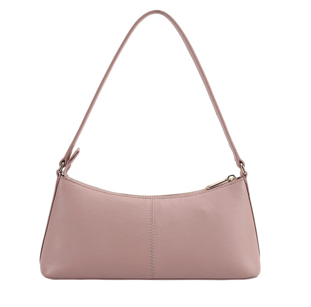 Paul Costelloe Paul Costelloe Women's Zoey Leather Shoulder Bag in Rose - 3