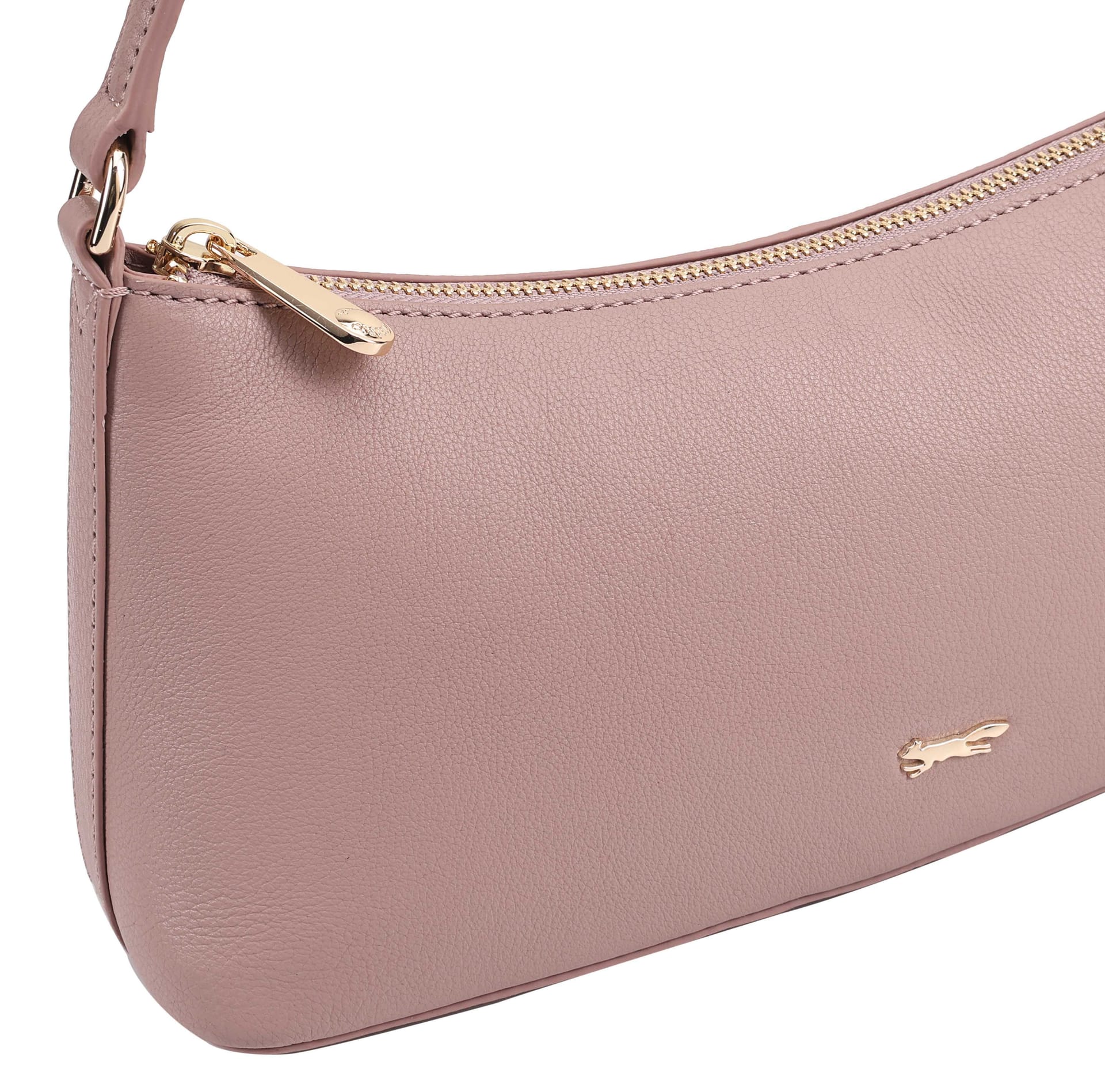 Paul Costelloe Paul Costelloe Women's Zoey Leather Shoulder Bag in Rose - 4