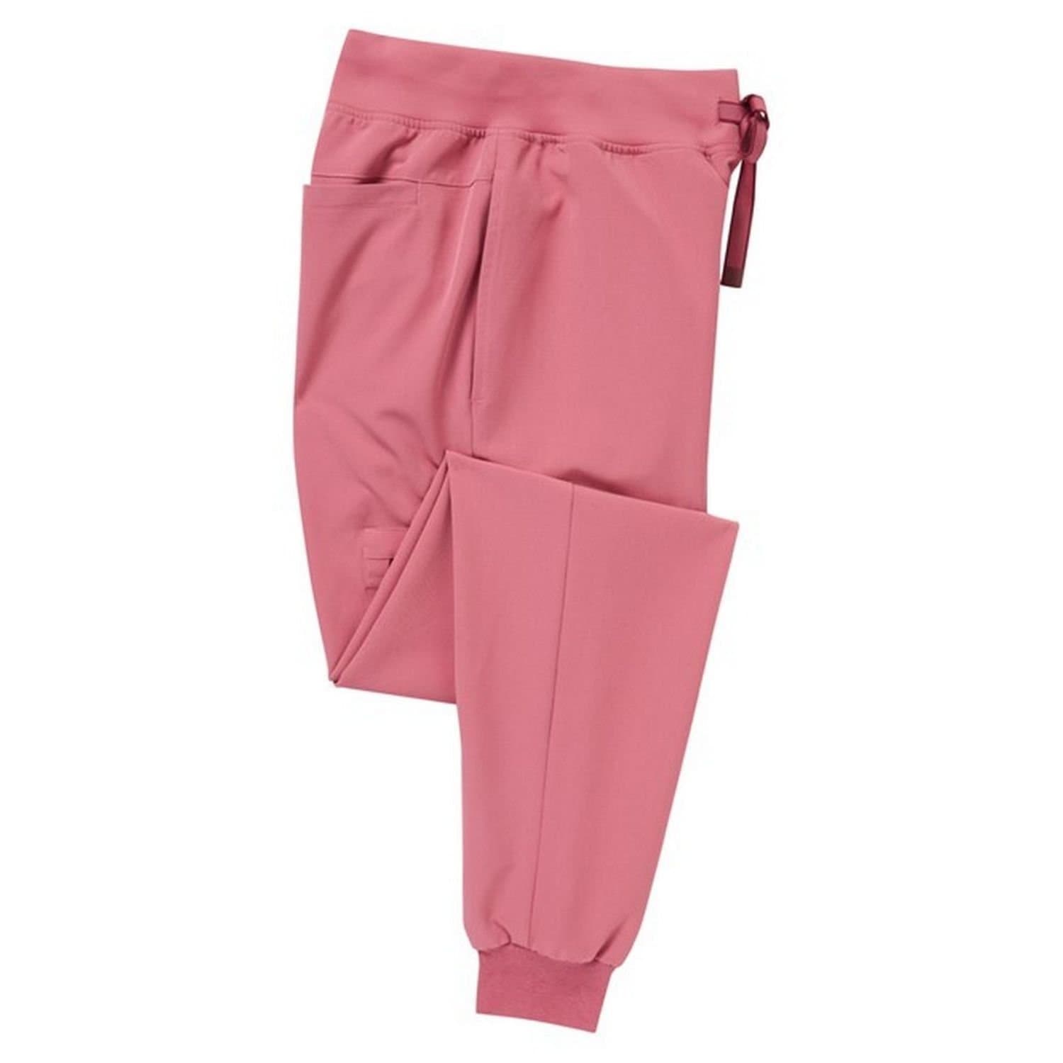 Onna Onna Women's Energized Stretch Jogging Bottoms in Bright Pink