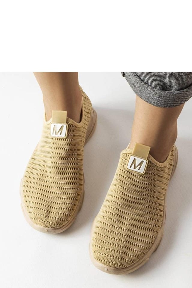 Love Lace Love Lace Women's Elegant Slip On Sport Shoes Azalee Breathable Low Profile in Beige - 3