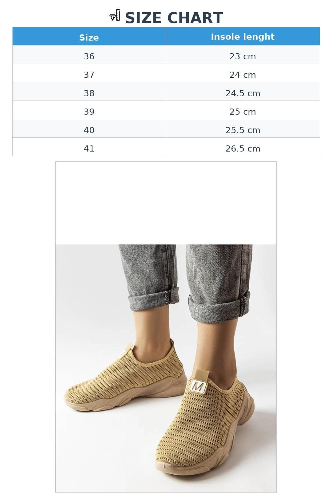 Love Lace Love Lace Women's Elegant Slip On Sport Shoes Azalee Breathable Low Profile in Beige - 4