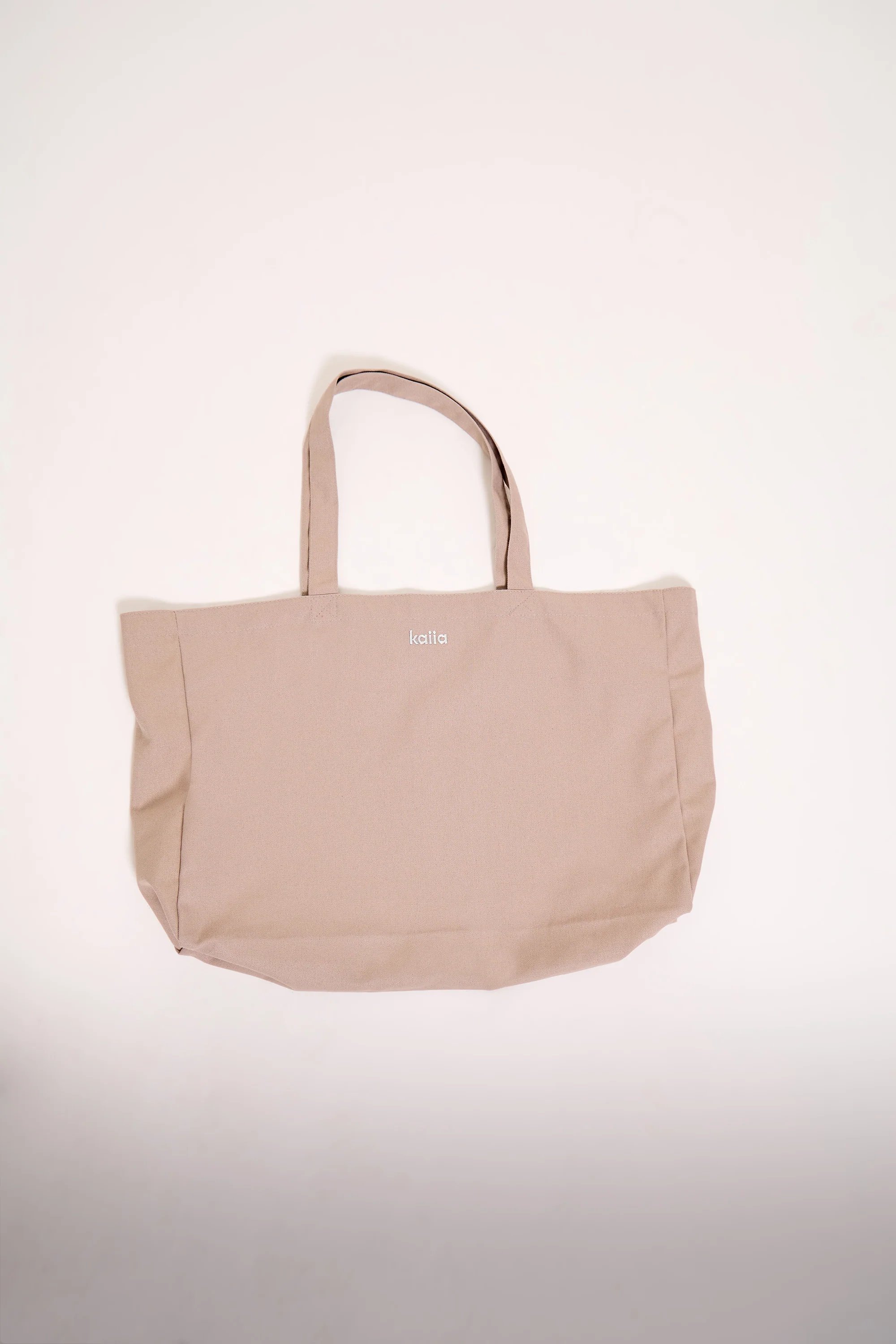 Kaiia Kaiia Chrome Logo Tote Bag Grey Taupe - 2