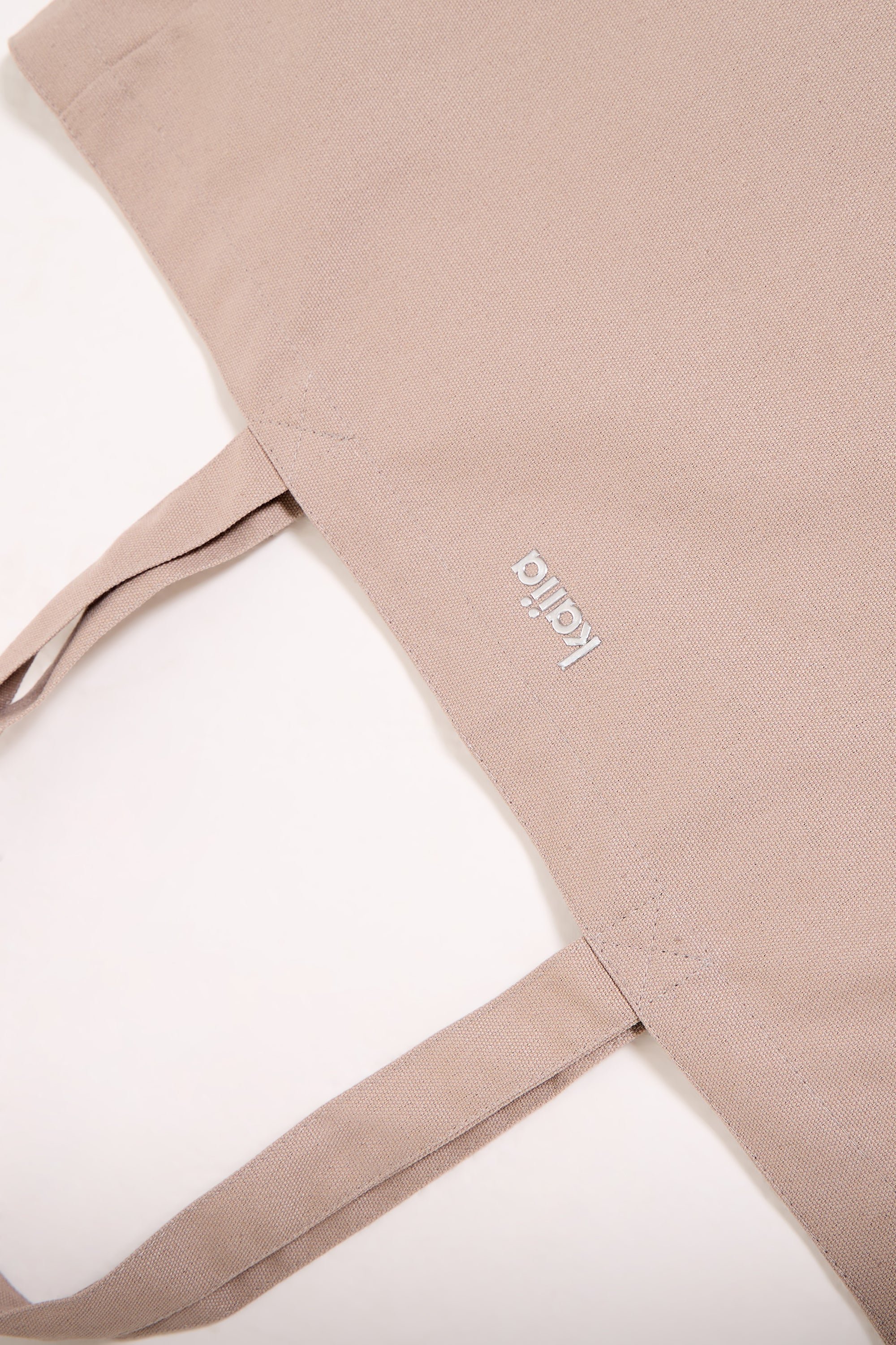 Kaiia Kaiia Chrome Logo Tote Bag Grey Taupe - 3