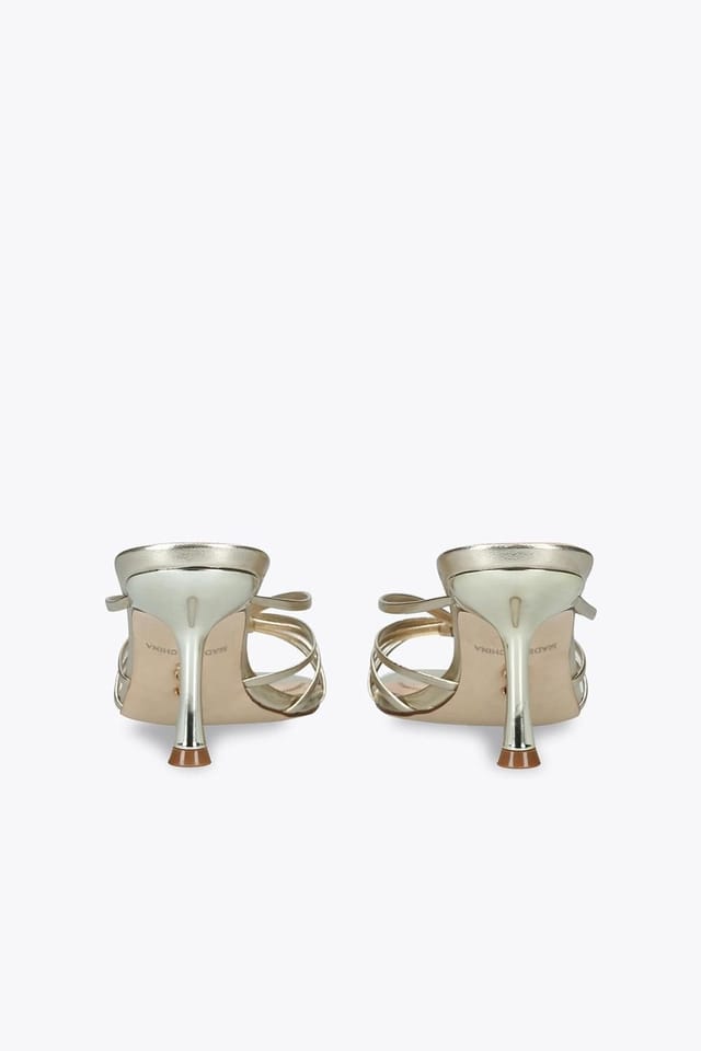 Steve Madden STEVE MADDEN Women's 'Edna Champagne' Leather Heels in Bronze - 3