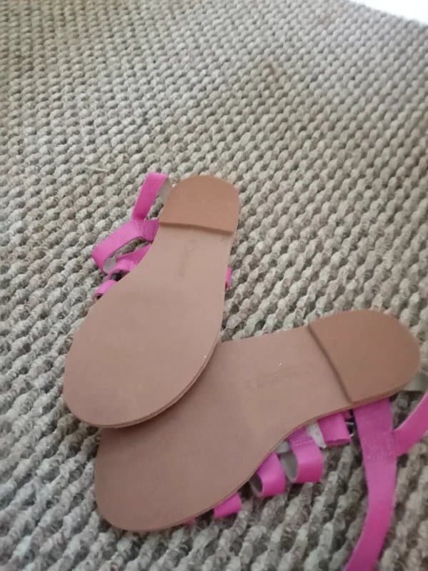 Timberland Timberland earthkeepers size 4.5 pink gladiator strap buckle sandals leather