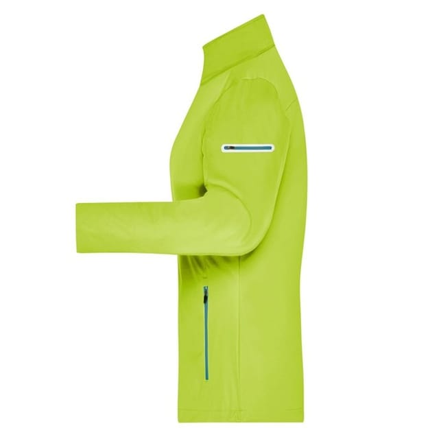 James and Nicholson James and Nicholson Women's Sports Soft Shell Jacket in Bright Yellow - 3