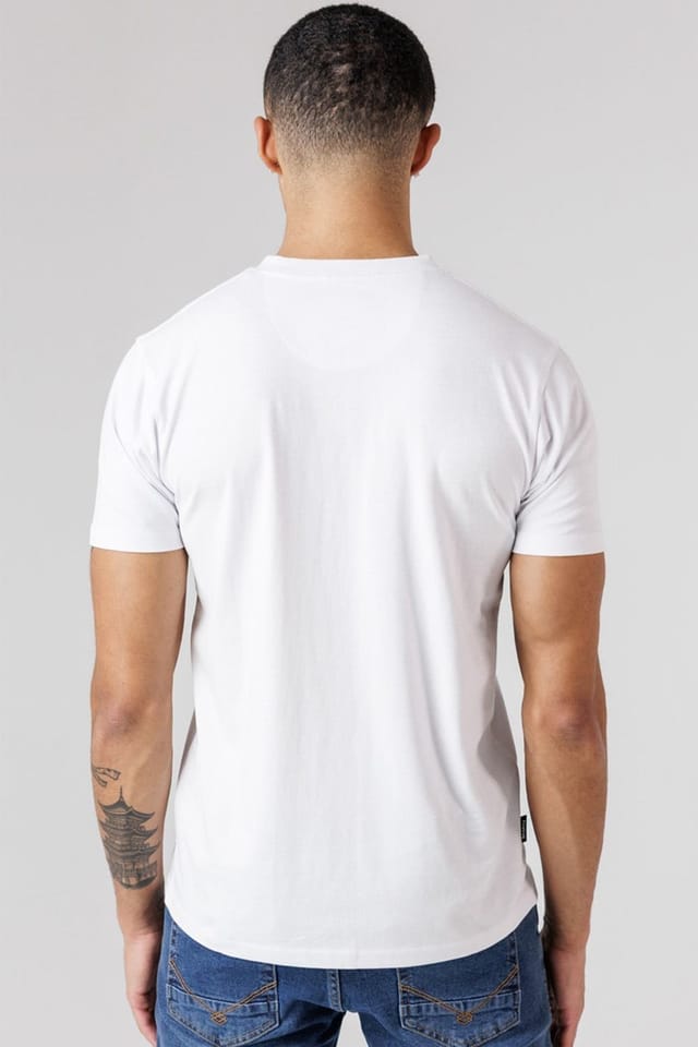 Firetrap Firetrap Men's 3 Pack Regular Fit Cotton Pocket Tees - 3