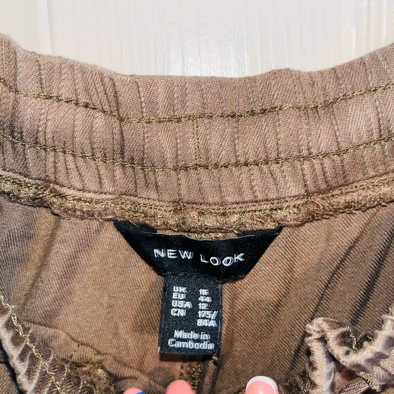 New Look Khaki Cargo pants