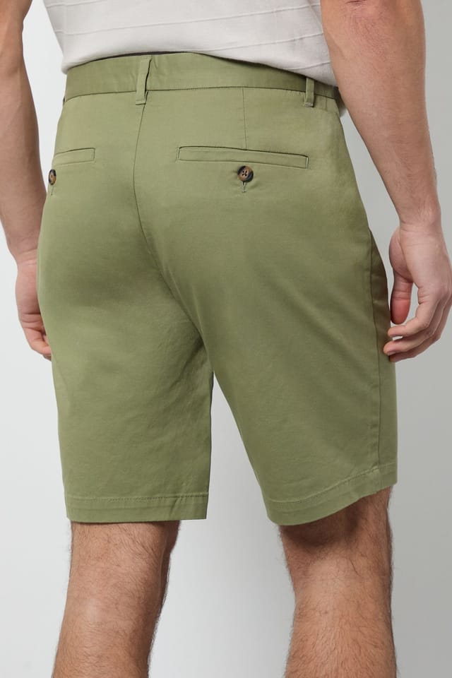 Burton Burton Men's Light Green Classic Chino Shorts - 3
