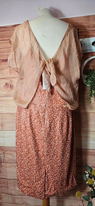 French Connection French connection sequin silk occasions dress size 16