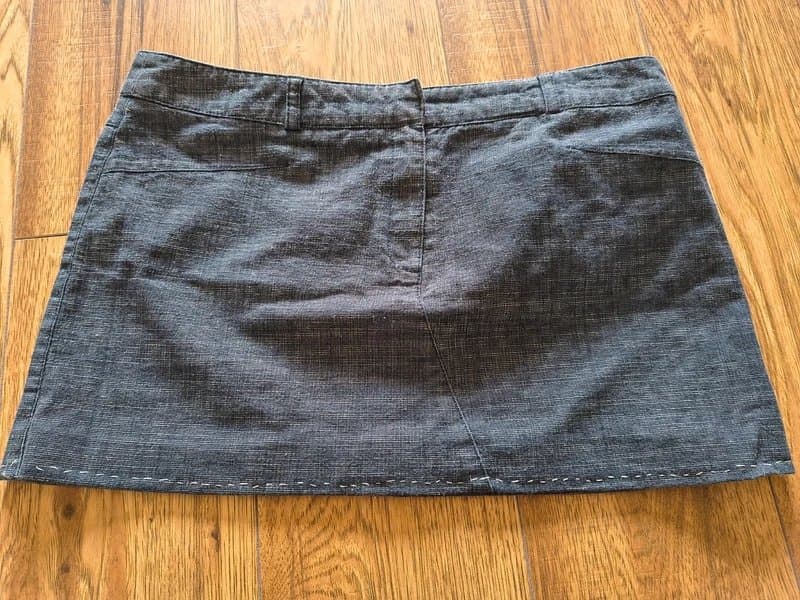 Topshop Topshop Vintage Navy Mini Skirt 12