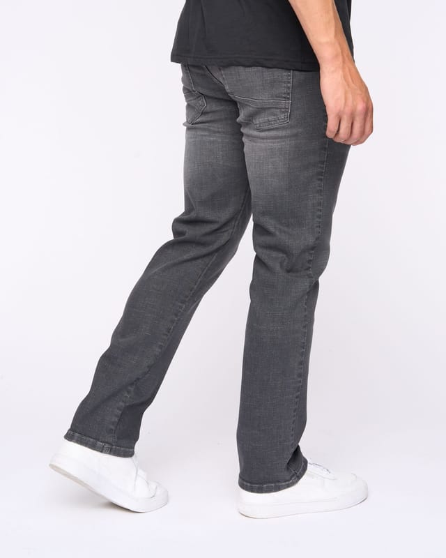 Bewley&Ritch Bewley&Ritch Newbury Men's Straight-Fit Stretch Jeans in Grey - 2