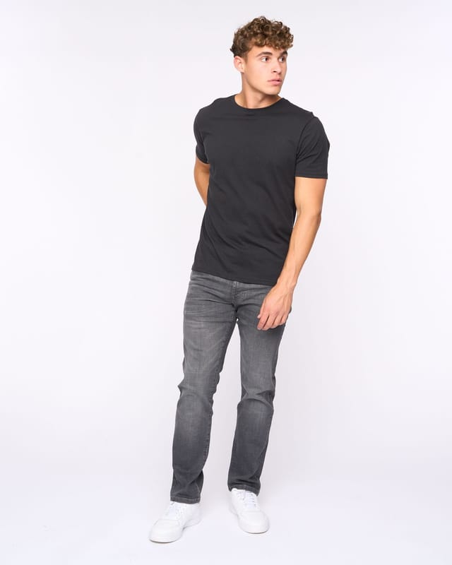 Bewley&Ritch Bewley&Ritch Newbury Men's Straight-Fit Stretch Jeans in Grey - 3