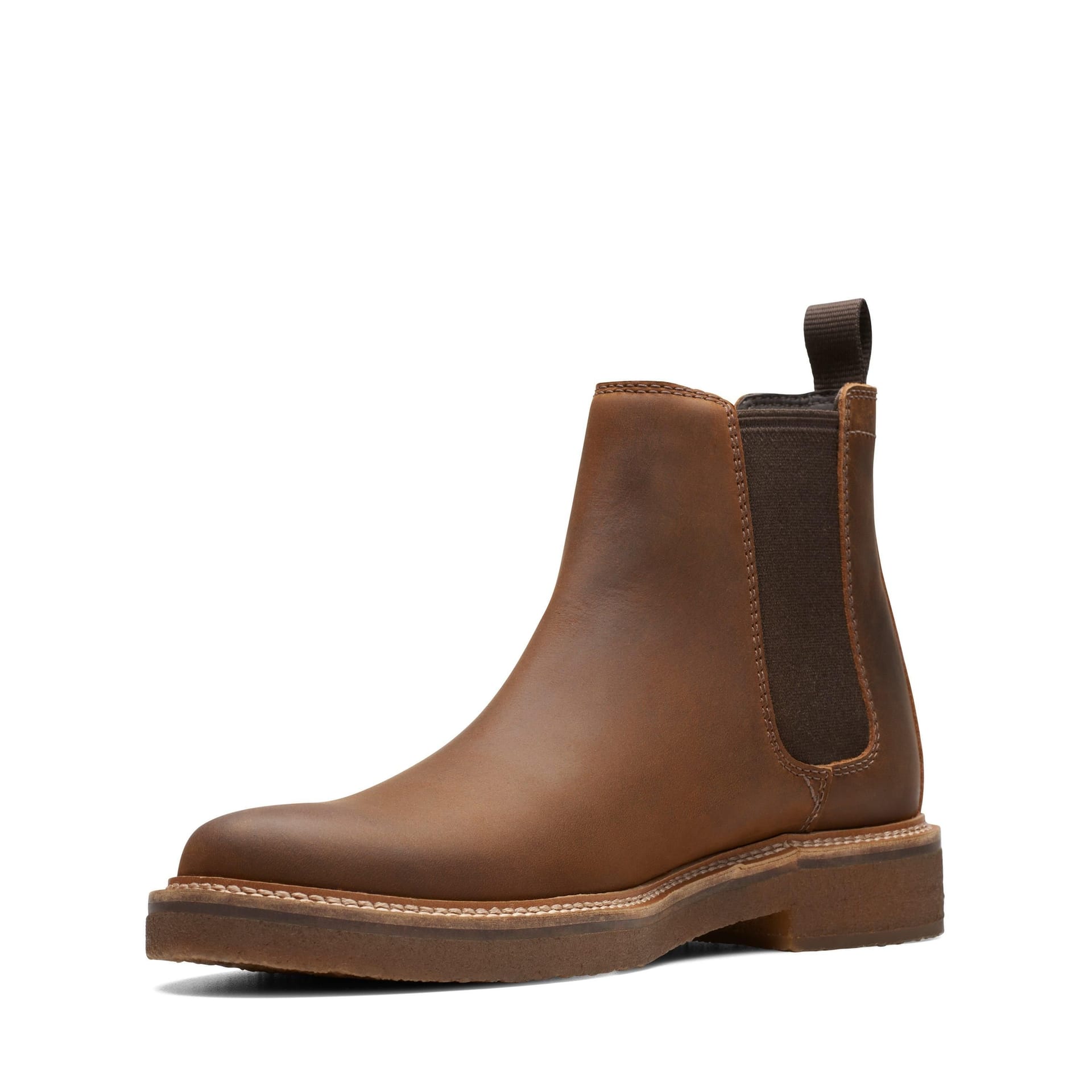 Clarks Clarks Men's Clarkdale Easy Chelsea Boot Beeswax Leather Chelsea Boots in Brown - 4