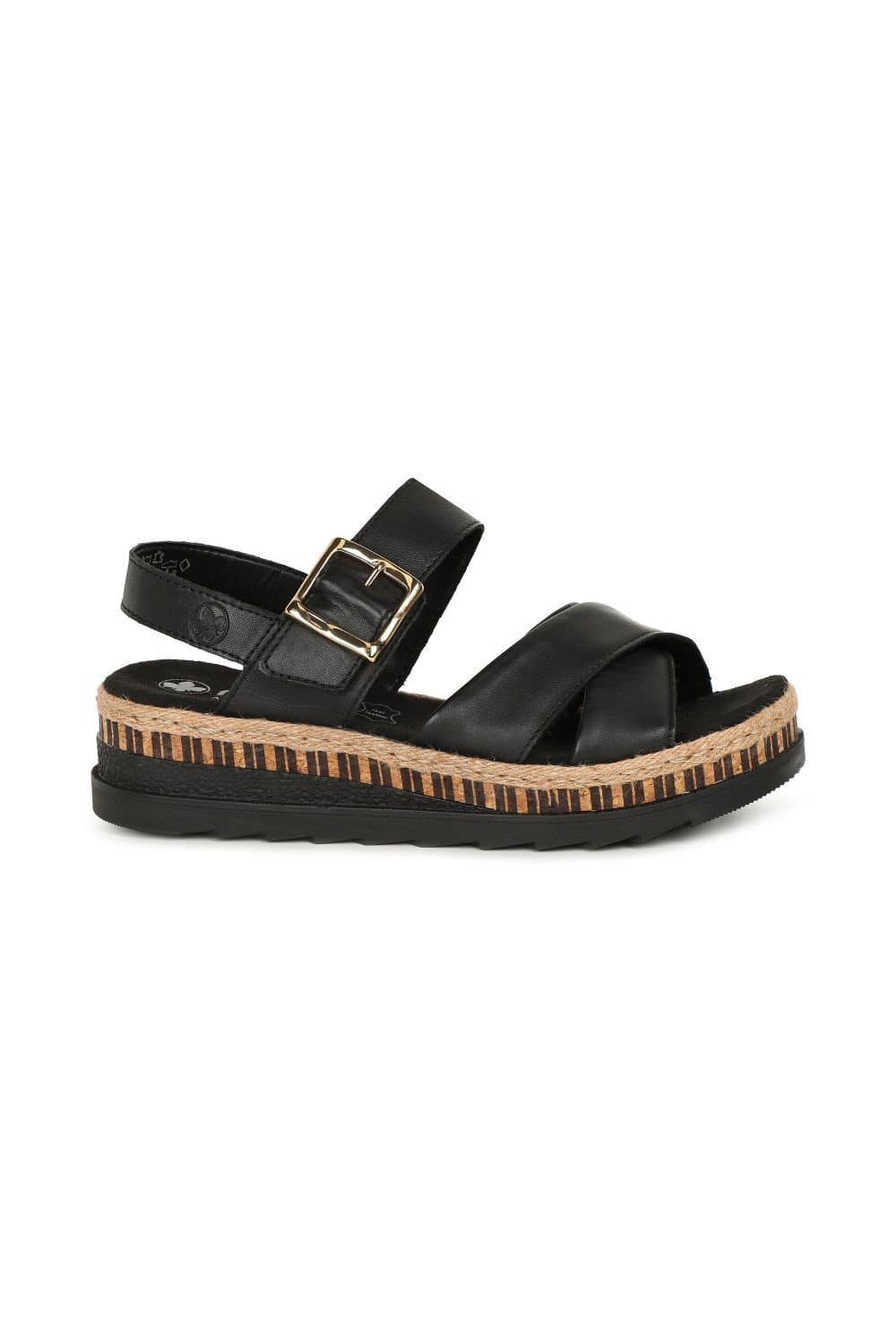 Rieker Rieker Women's 'Cayman' Sandals in Black