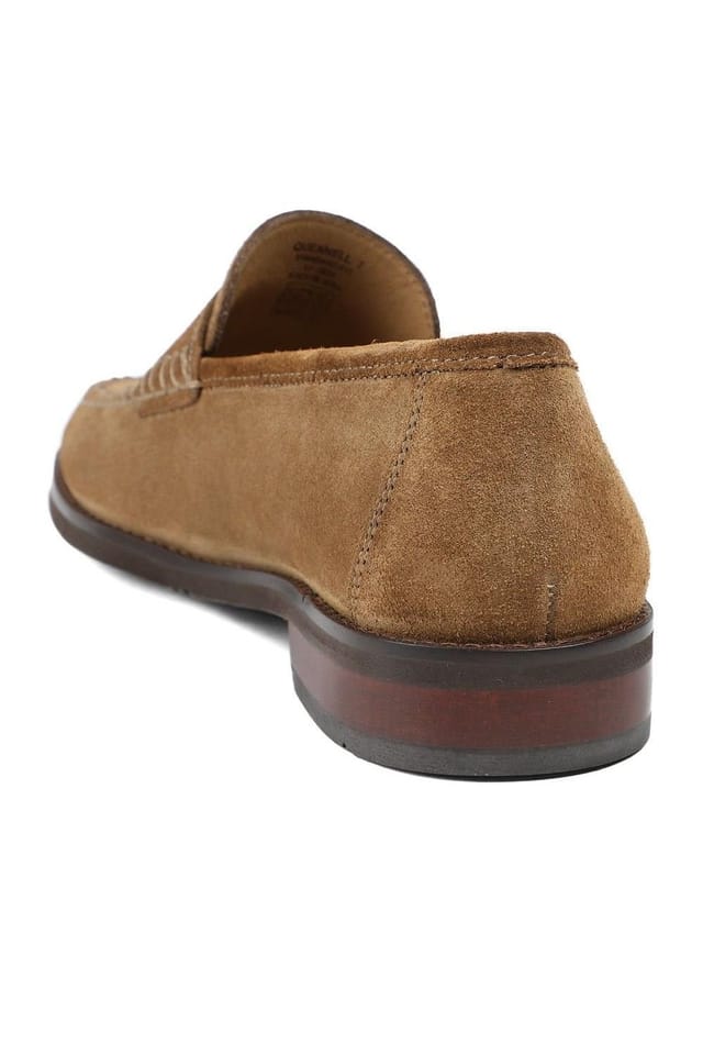 Jones Bootmaker Jones Bootmaker Men's Quennell Leather Penny Loafers in Tan - 3