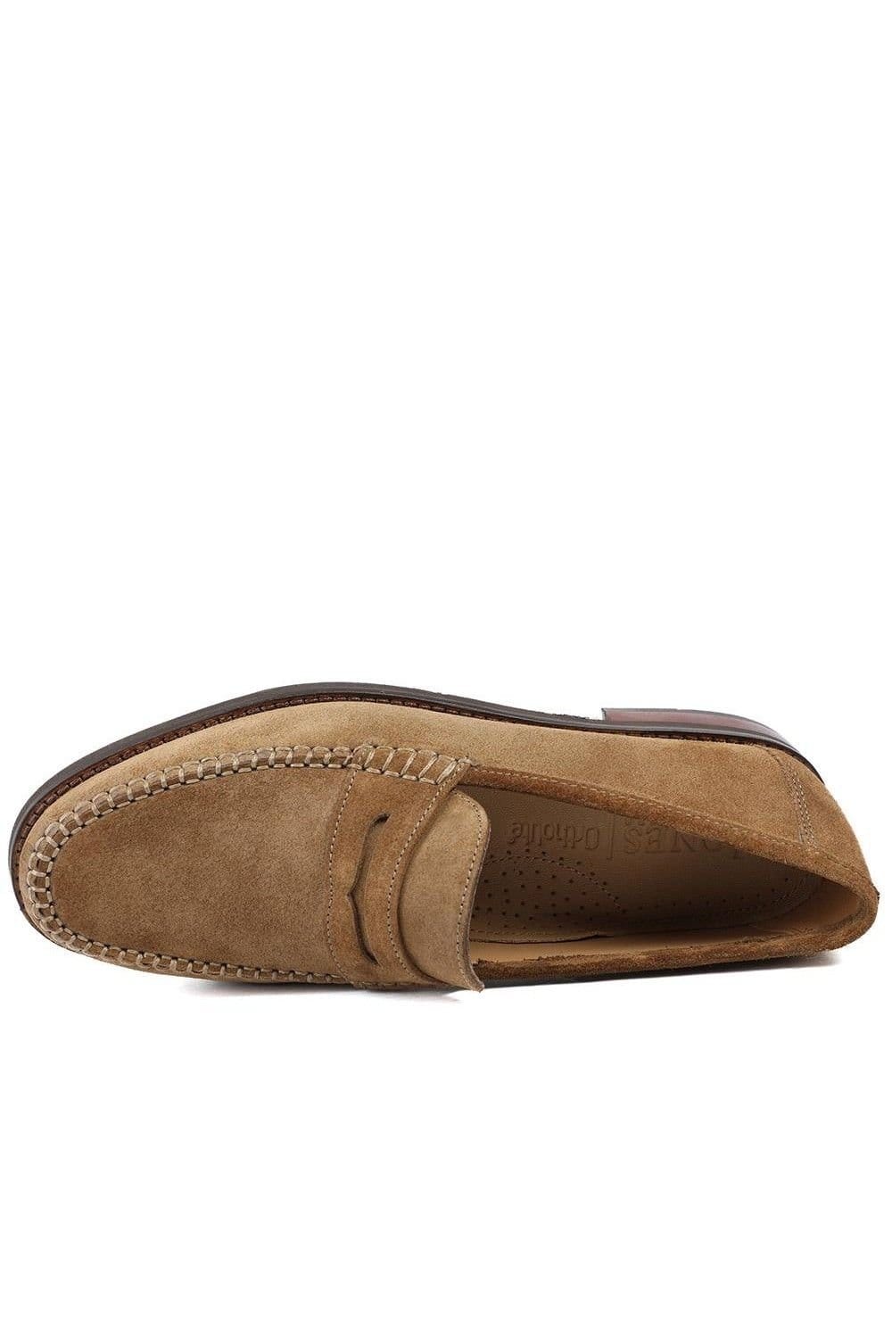 Jones Bootmaker Jones Bootmaker Men's Quennell Leather Penny Loafers in Tan - 4