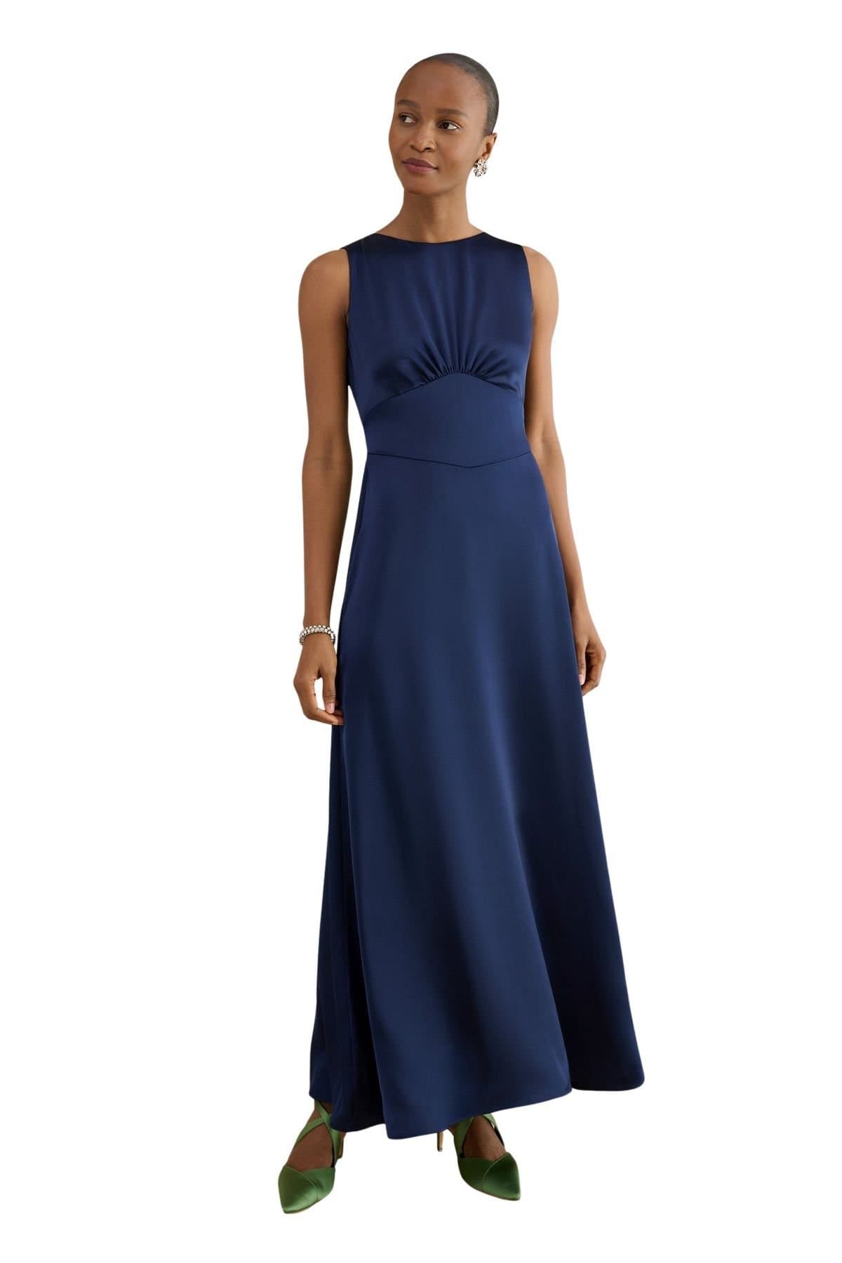 Hobbs London Hobbs London Women's Jemma Maxi Dress in Mid Navy