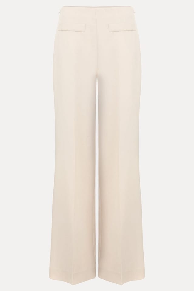 Phase Eight Phase Eight Women's Elodie Wool Blend Trouser in Warm White - 2