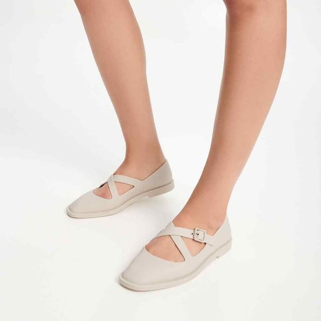 Melissa Shoes Melissa Shoes Women's Ever Ballet Shoe in Beige - 2