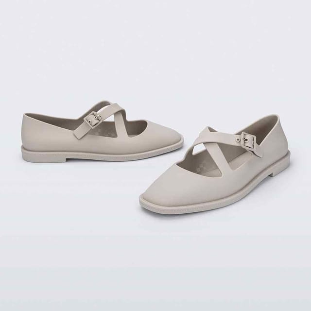 Melissa Shoes Melissa Shoes Women's Ever Ballet Shoe in Beige - 3