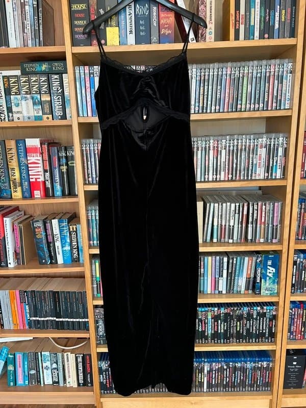 Topshop Topshop velvet jumpsuit size 12