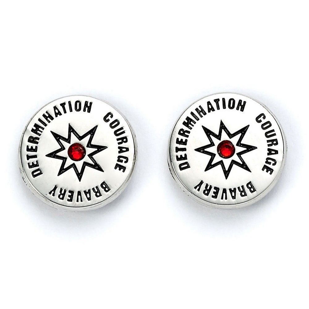 Harry Potter Harry Potter Men's Silver Plated Gryffindor Earring Set (Pack of 3) - 2