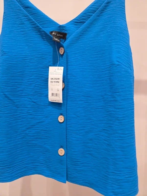 New Look Blue new look cami top