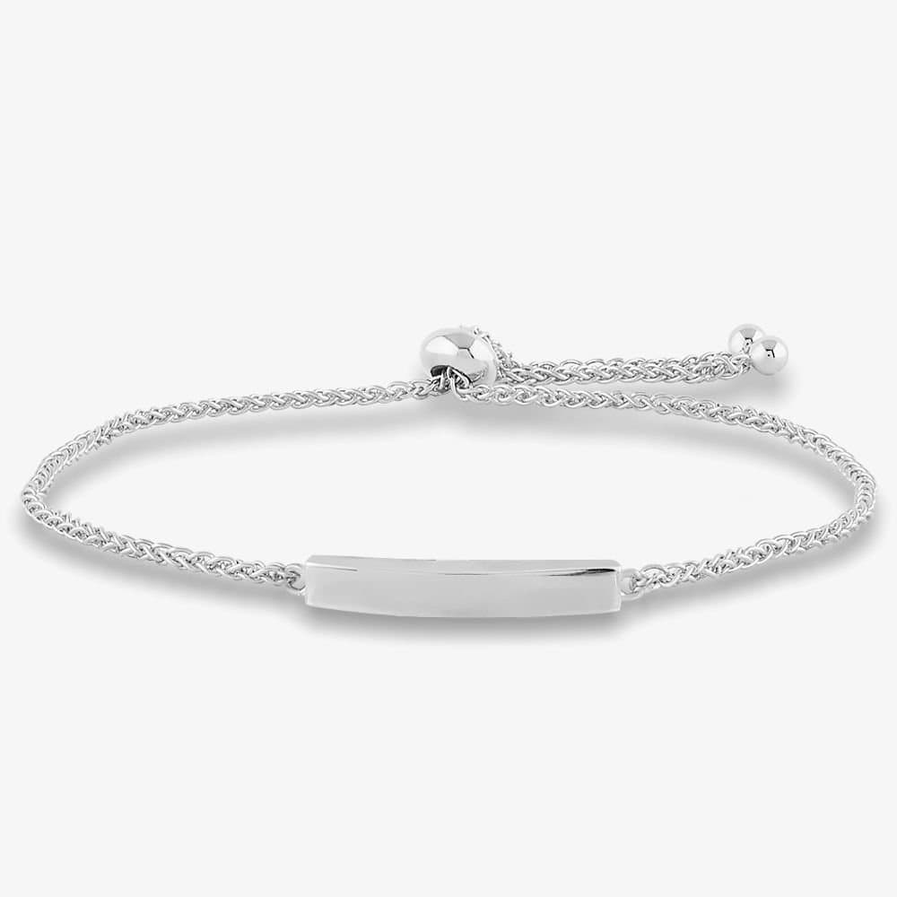 T.H.Baker T.H.Baker Women's Rosa Lea Bar Toggle Bracelet AM-2THB034904 in Silver