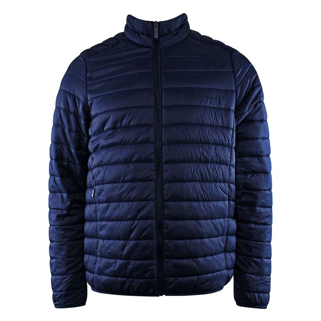 Ben Sherman Ben Sherman Men's Long Sleeve Zip Up Navy Blue Padded Jacket