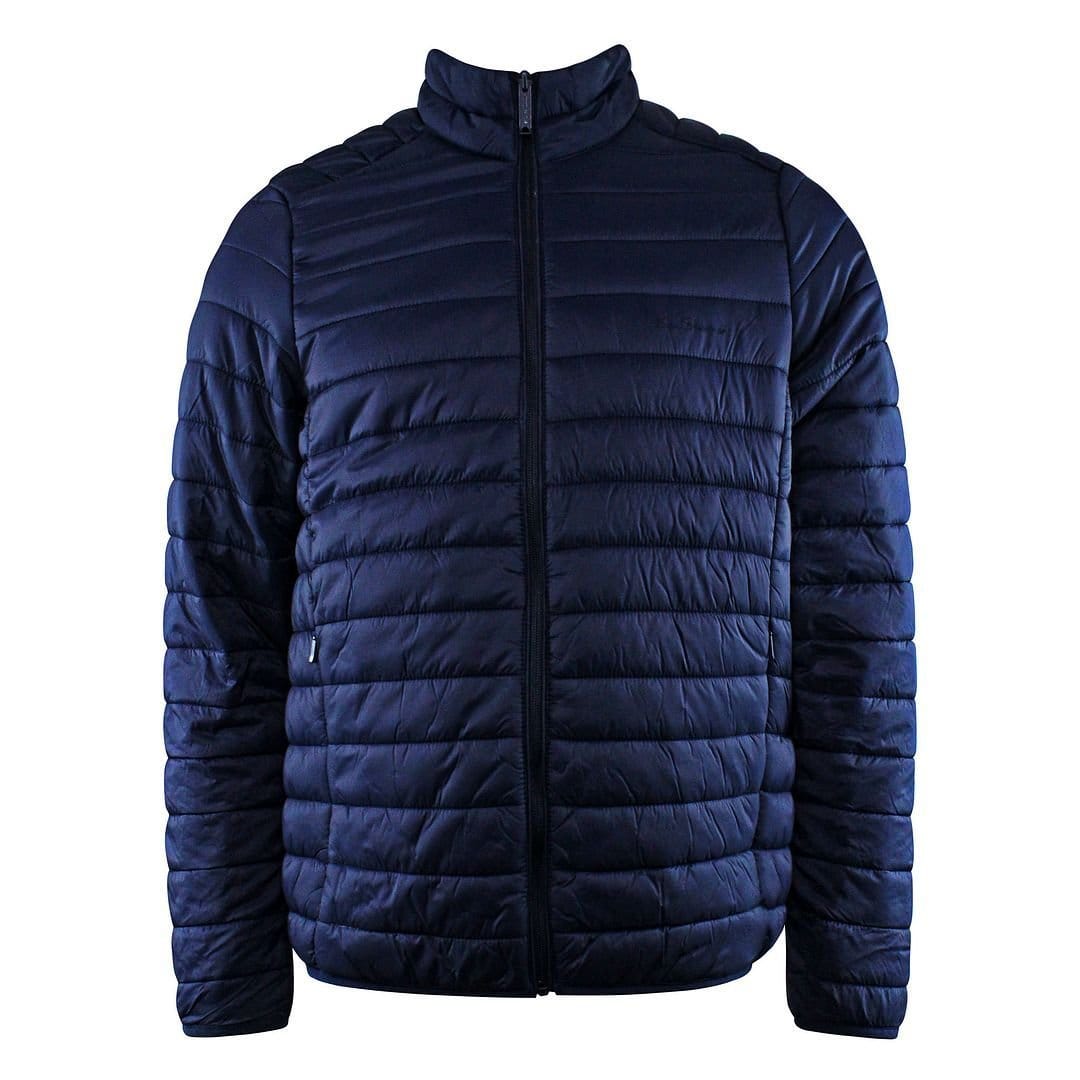 Ben Sherman Ben Sherman Men's Long Sleeve Zip Up Navy Blue Padded Jacket - 1