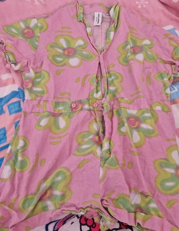 ASOS Asos collusion flowery jumpsuits