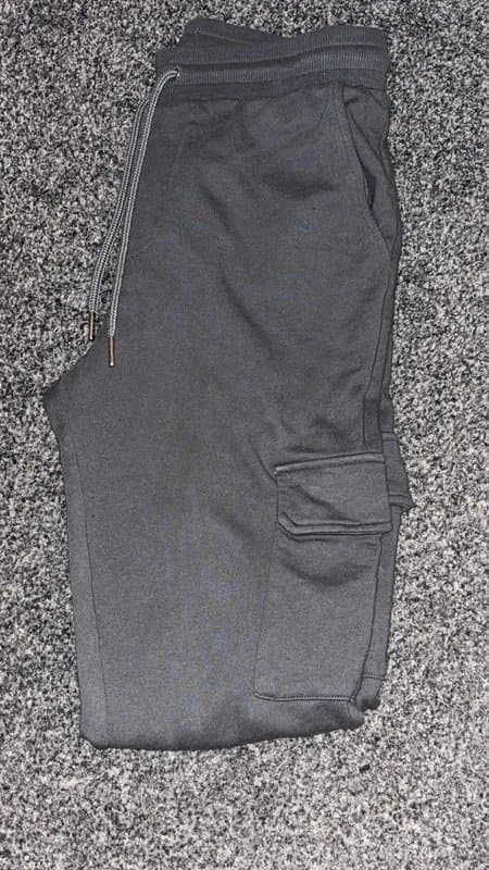 ASOS ASOS Design tracksuit cargo skinny joggers in washed black