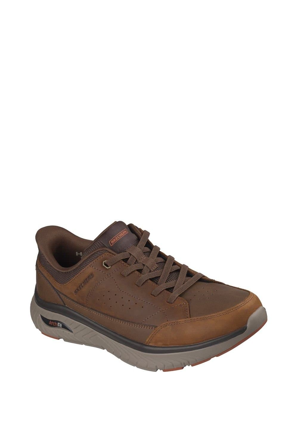 Skechers Skechers Men's Arch Fit Crosser Felix Casual Shoe in Dark Brown
