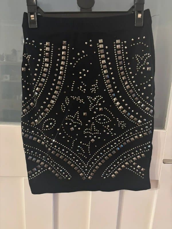 New Look New look embellished black skirt size M/L