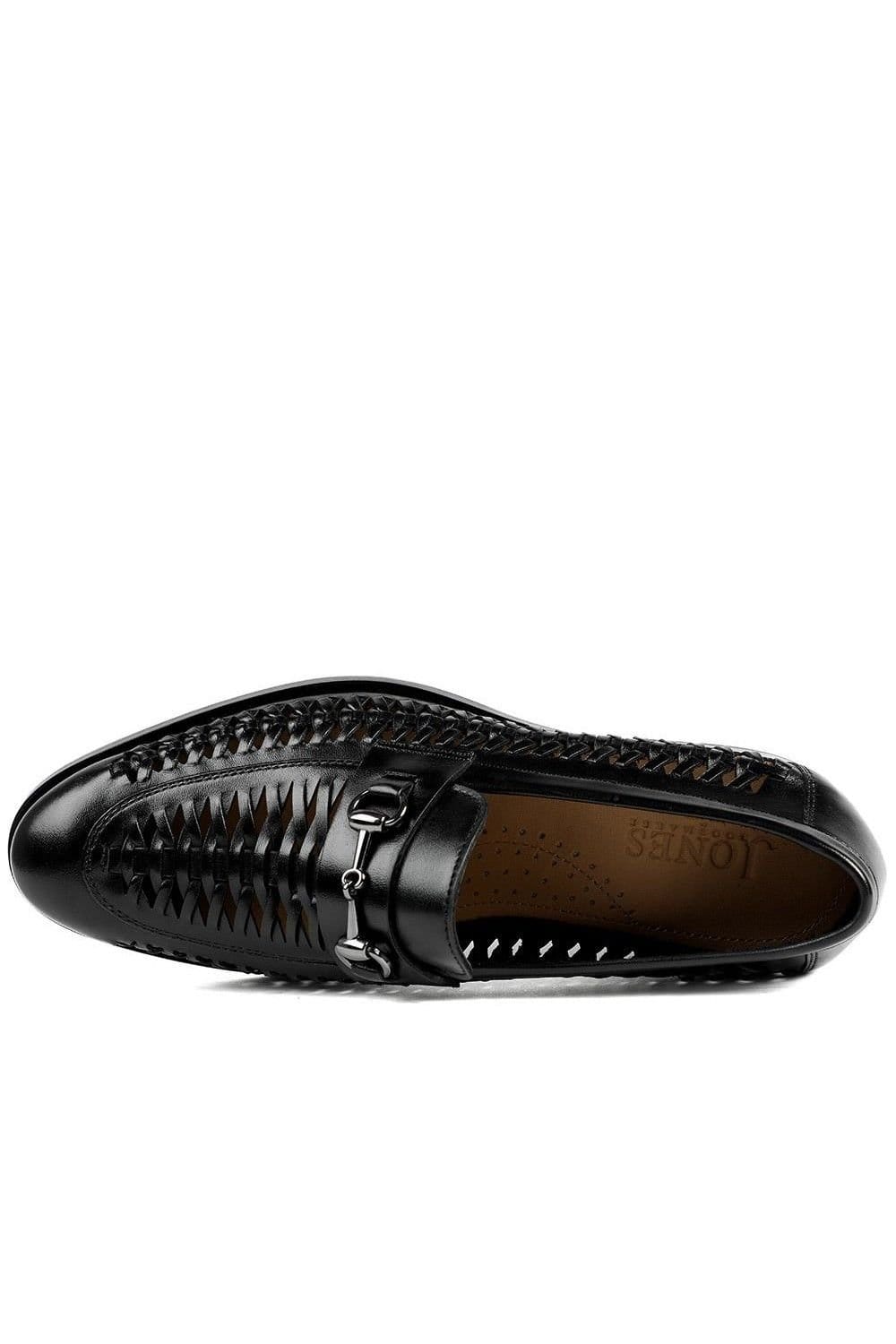 Jones Bootmaker Jones Bootmaker Men's Rylee Slip On Leather Loafers in Black - 4