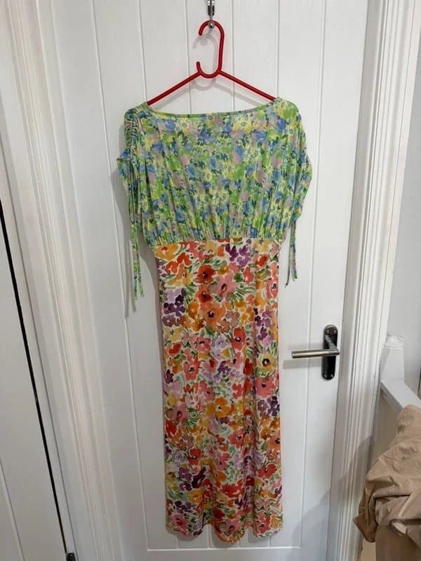 ASOS Design ASOS Design printed flower ruched dress💐