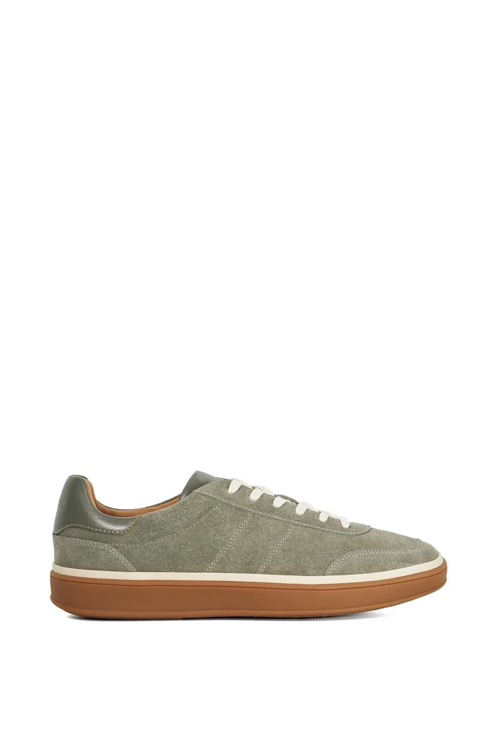 Dune London Dune London Men's 'Tony' Suede Trainers in Green