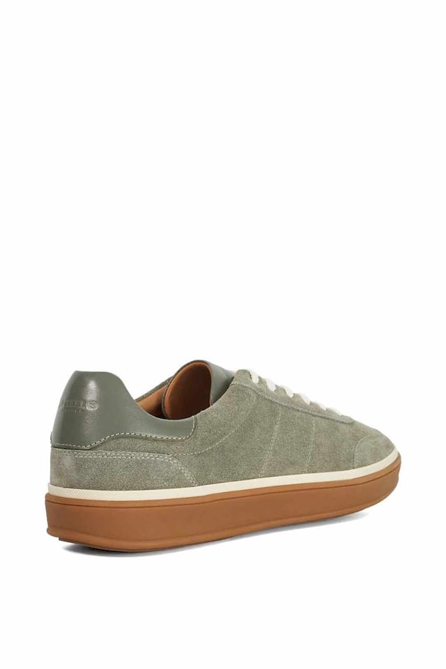 Dune London Dune London Men's 'Tony' Suede Trainers in Green - 3