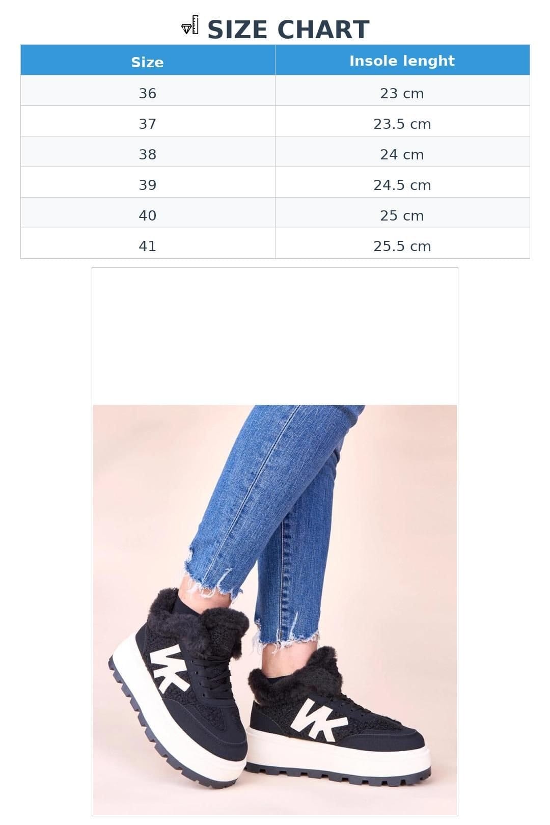 Love Lace Love Lace Women's Winter Sport Sneakers With Fur Lining & Grippy Sole Comfort in Black - 4