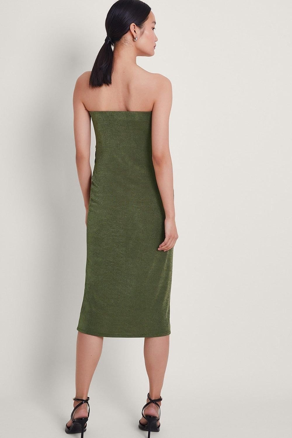 Monsoon Monsoon Women's Billi Bandeau Dress in Green - 4
